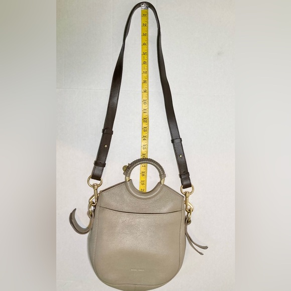 See By Chloe Monroe Small Leather Bracelet Tote in Motty Grey - Picture 16 of 16